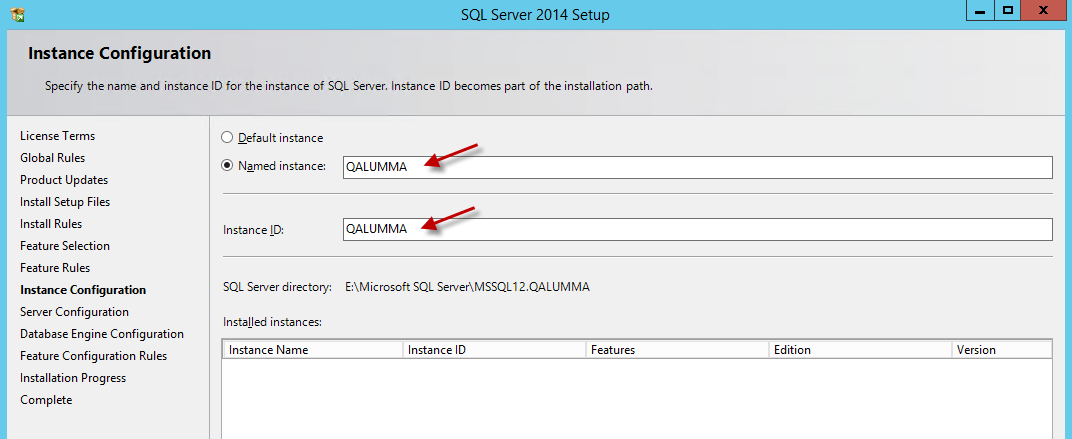Technical Reference Qalumma Installation Sql Server Installation 7330