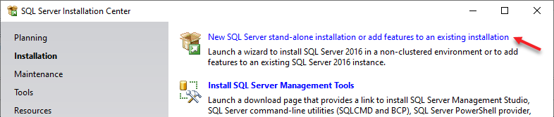 SQL Install 1